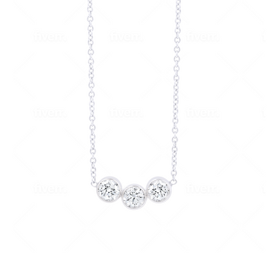 Trio Diamond Necklace
