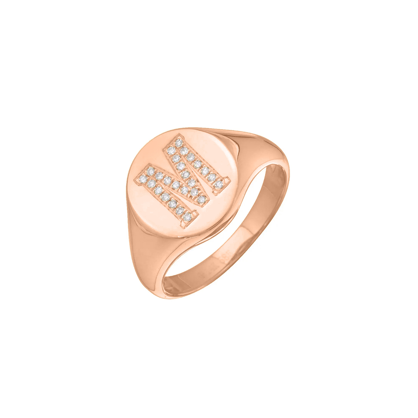 Copy of Initial Signet Ring (rose)