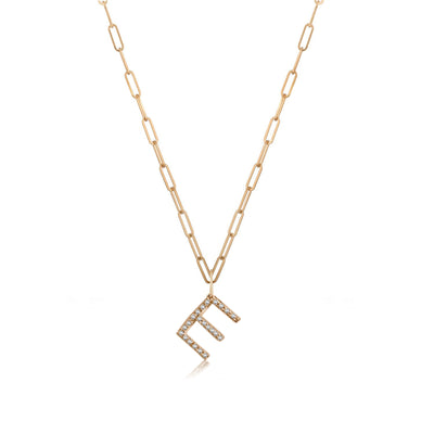 Paperclip Letter Necklace