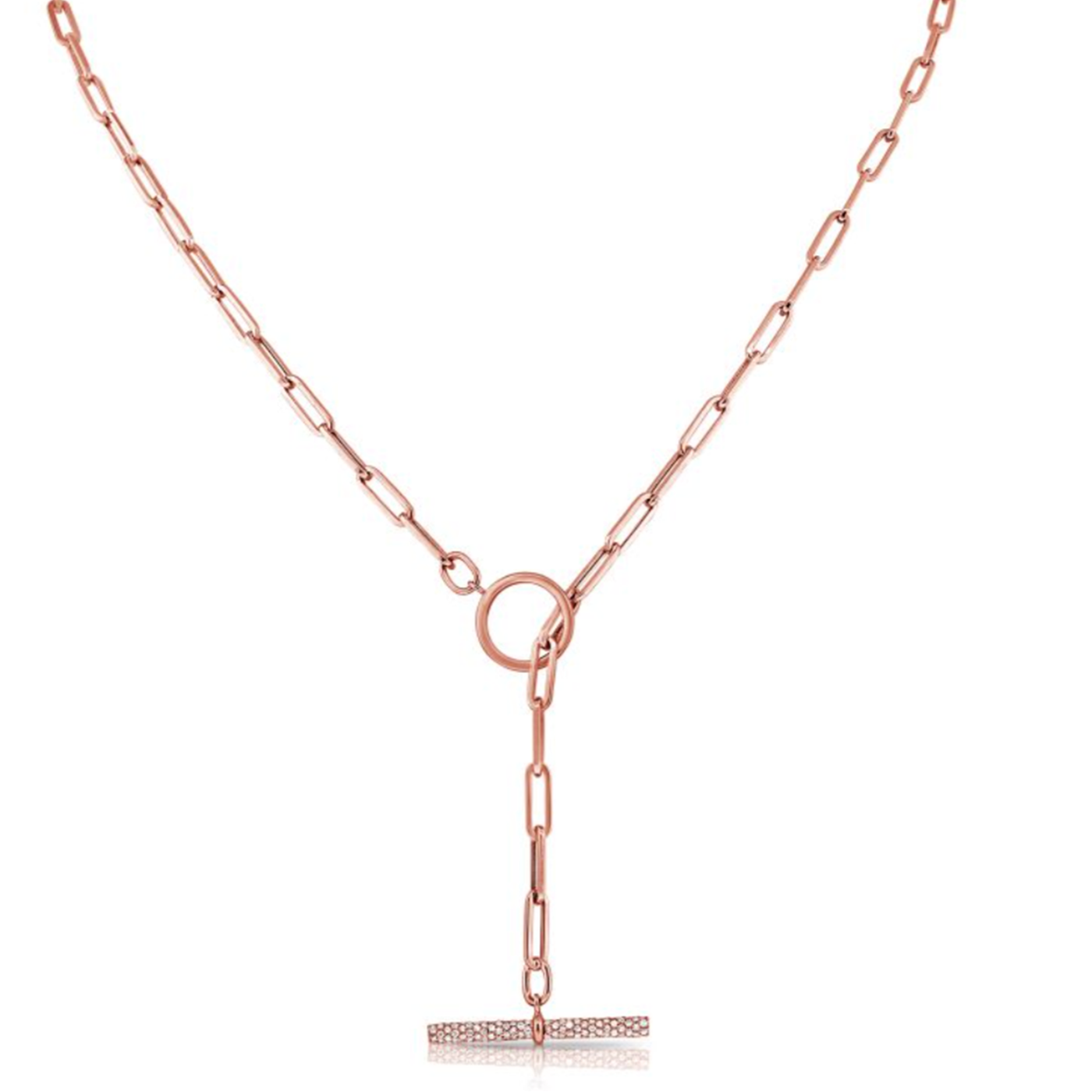 Links Lariat Necklace